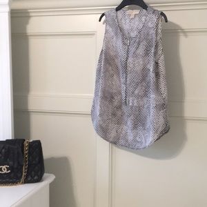 Michael Kors Snake Skin  Printed Blouse